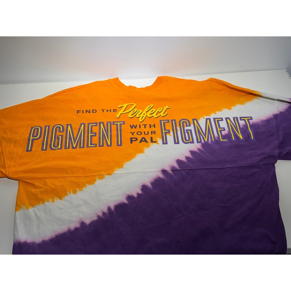 Disney Spirit Jersey Epcot Festival of the Arts 2020 Figment Tie Dye Large - Picture 5 of 13